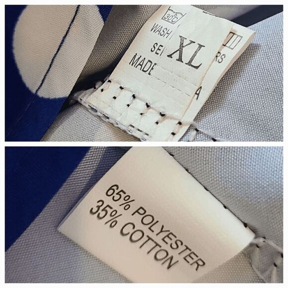 💙 NEW Pinup Retro 1950s Shawl Collar Bow Back Blue Polka Dot Tea Dress SIZE XL - Picture 6 of 16